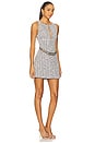 view 2 of 4 Moira Mini Dress in Black & White Houndstooth