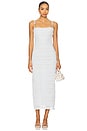 view 1 of 4 Olivia Midi Dress in Dusty Blue