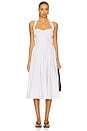 view 1 of 3 x Yhasmina Ferrara Alexis Midi Dress in White