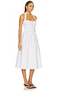 view 2 of 3 x Yhasmina Ferrara Alexis Midi Dress in White