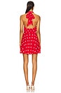 view 3 of 4 Deanna Mini Dress in Cherry Red Polka Dot