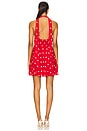 view 4 of 4 Deanna Mini Dress in Cherry Red Polka Dot