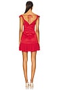 view 3 of 3 Tia Mini Dress in Cherry Red