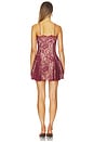 view 3 of 3 Tracy Mini Dress in Oxblood