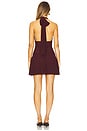 view 3 of 3 Alina Mini Dress in Oxblood