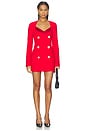 view 1 of 3 Alexandra Mini Dress in Cherry Red