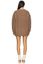 view 3 of 3 Junia Sweater Dress in Brown & Pink