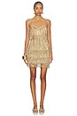 view 1 of 4 Samara Mini Dress in Gold