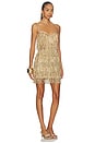 view 2 of 4 Samara Mini Dress in Gold