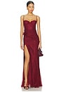 view 1 of 3 Salma Gown in Wine
