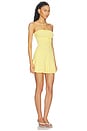 view 2 of 3 Alivia Strapless Mini Dress in Baby Yellow