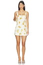 view 1 of 3 Sansa Mini Dress in Orange Fruit Multi