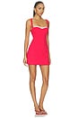 view 2 of 4 VESTIDO FLO in Red & White Polka Dot