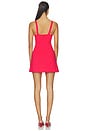 view 3 of 4 VESTIDO FLO in Red & White Polka Dot