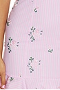 view 4 of 4 ROBE ANAIS in Embroidered Pink Stripe