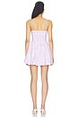 view 3 of 4 Cherie Mini Dress in Ivory & Pink Embroidery
