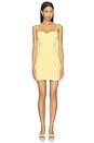 view 1 of 3 VESTIDO JULIE in Baby Yellow
