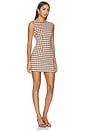 view 2 of 4 Lake Mini Dress in Brown Gingham