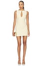 view 1 of 3 VESTIDO ELLIOT in Butter Yellow