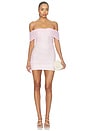view 1 of 4 Ettie Mini Dress in Pink Gingham