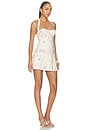 view 2 of 3 ROBE AMELIE in White Multi Seashell Print