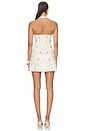 view 3 of 3 ROBE AMELIE in White Multi Seashell Print