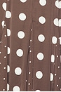 view 5 of 4 ROBE MABEL  in Brown & Cream Polka Dot
