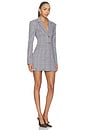 view 2 of 4 Dolly Blazer Dress in Grey Plaid