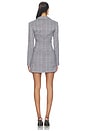 view 4 of 4 Dolly Blazer Dress in Grey Plaid