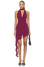 view 1 of 3 Manuela Mini Dress in Eggplant