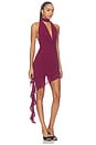 view 2 of 3 Manuela Mini Dress in Eggplant