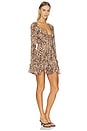 view 2 of 4 Theia Mini Dress in Leopard Print