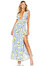 view 1 of 3 Sweet Pea Dress in Blue Lemon