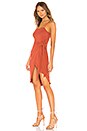 view 2 of 3 Anna Dress in Terracotta Orange