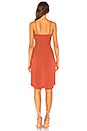 view 3 of 3 Anna Dress in Terracotta Orange