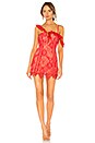 view 1 of 3 Marjorie Mini Dress in Scarlet Red