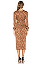 view 3 of 3 Augustina Midi Dress in Arabian Copper