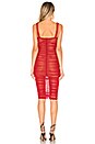 view 3 of 3 Rachelle Midi Dress in Cranberry Red