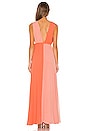 view 3 of 3 Noah Gown in Orange & Sherbet