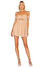 view 1 of 4 Kerry Mini Dress in Blush Nude