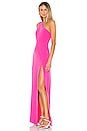 view 2 of 3 Gia Gown in Hot Pink