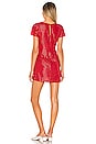 view 3 of 4 Evelyn Mini Dress in Red
