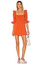 view 1 of 3 Abrielle Mini Dress in Rust Orange