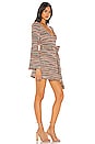 view 2 of 4 Louise Mini Dress in Orange & Green