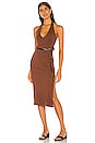 view 1 of 3 Kendrick Midi Dress in Pecan Brown