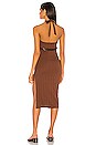 view 3 of 3 Kendrick Midi Dress in Pecan Brown