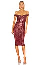 view 1 of 3 Tabitha Midi Dress in Brick Red
