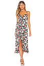 MAJORELLE Quincy Midi Dress in Spring Multi | REVOLVE