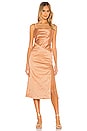 view 1 of 3 MAXIVESTIDO ISADORA in Copper Rose