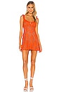 view 1 of 4 Sunbeams Dress in Neon Orange